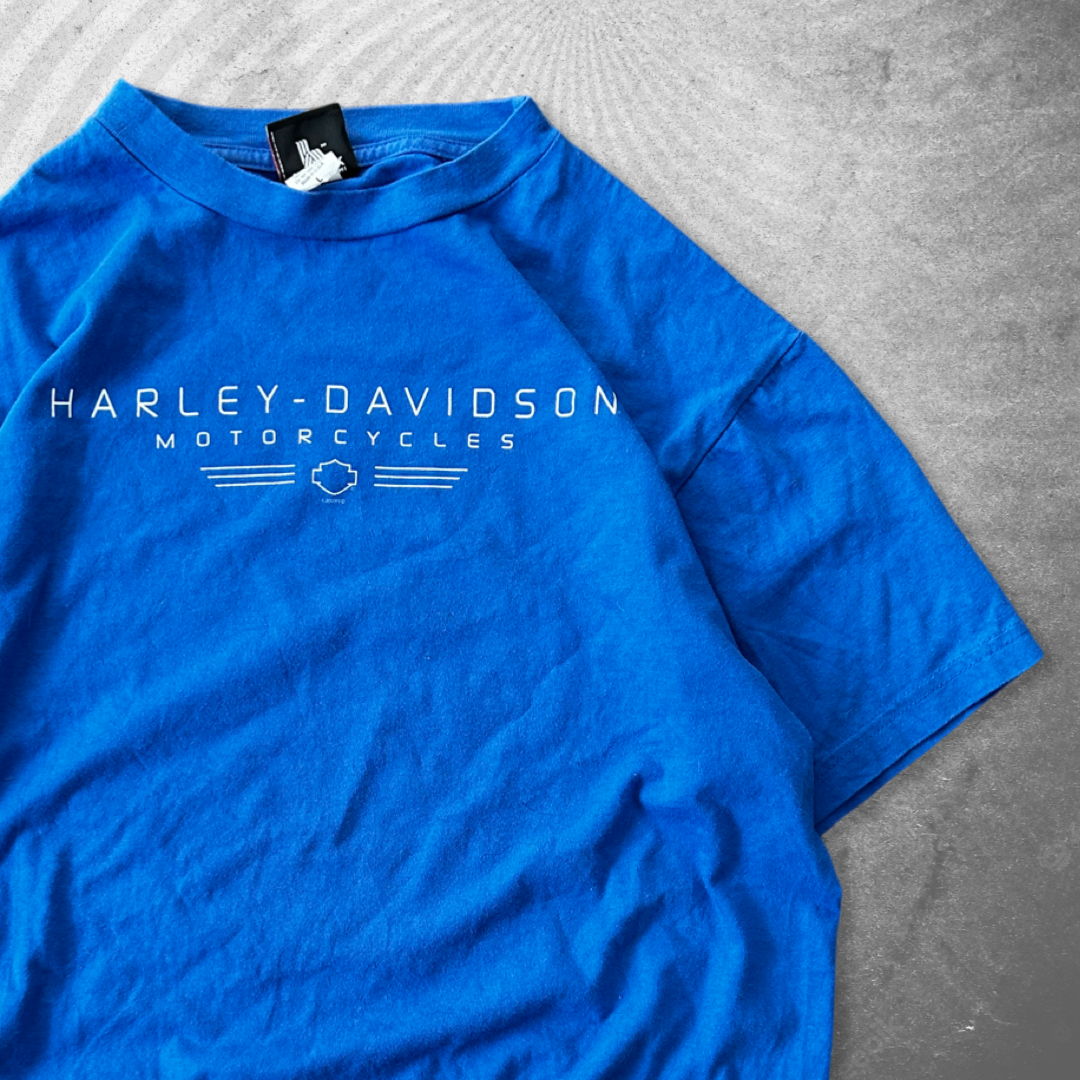 Blue Harley Sturgis Shirt 2000s (L)