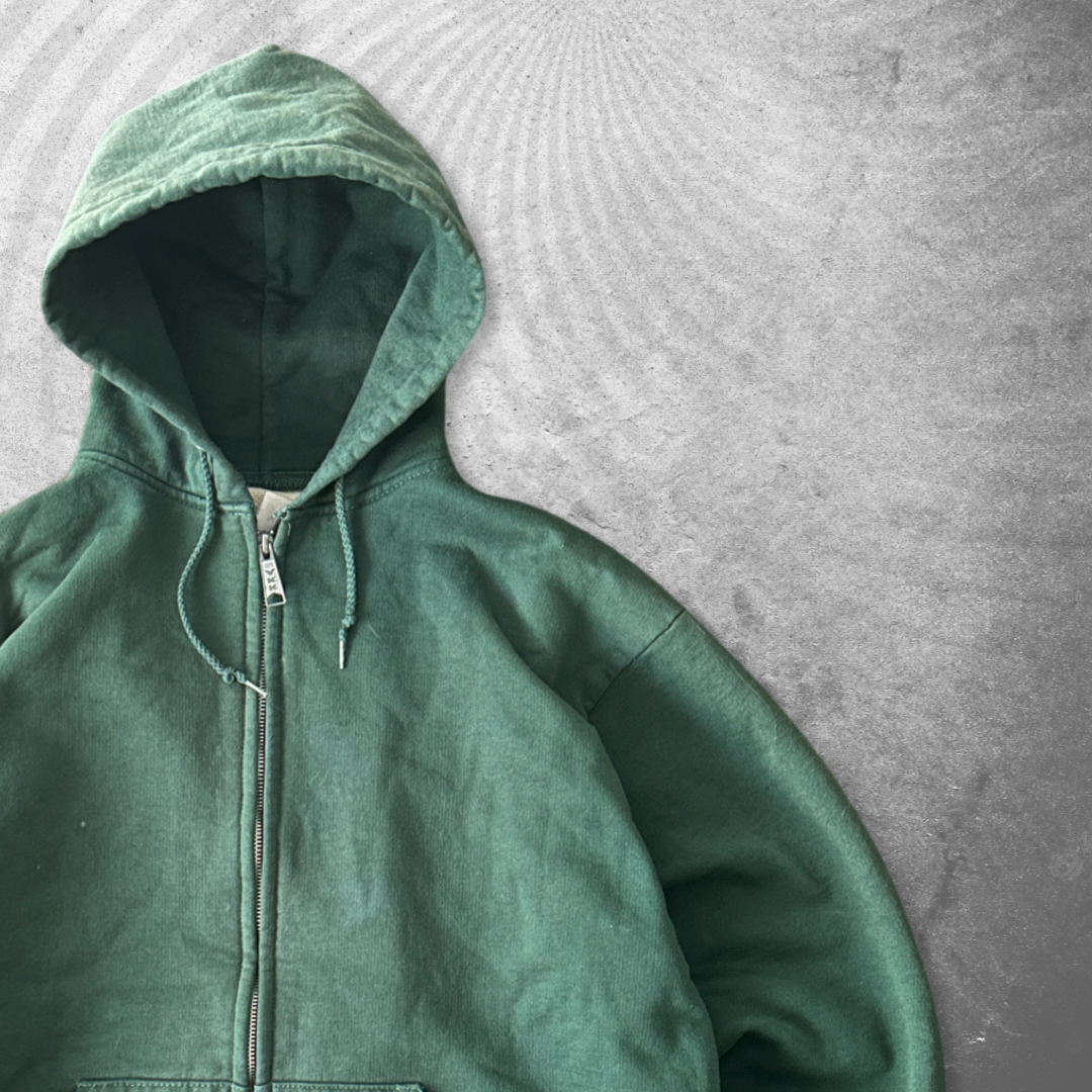 Forrest Green Carhartt Thermal Hooded Jacket 1990s (XL)