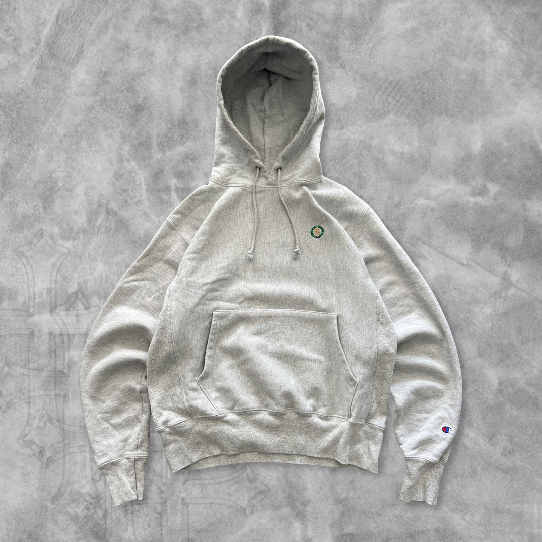 Grey Oak Hill Champion Reverse Weave Hoodie 2000s (M)