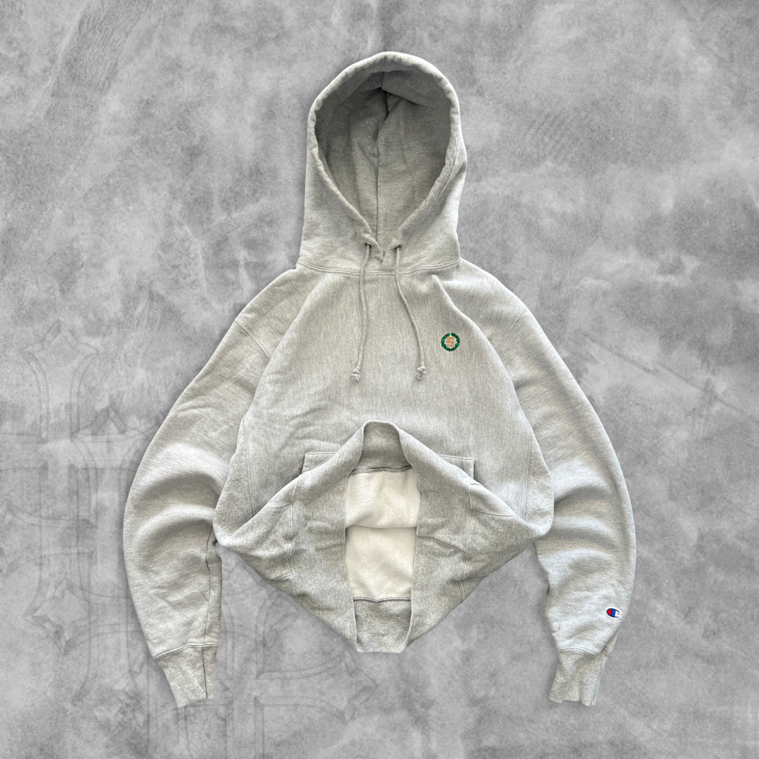 Grey Oak Hill Champion Reverse Weave Hoodie 2000s (M)