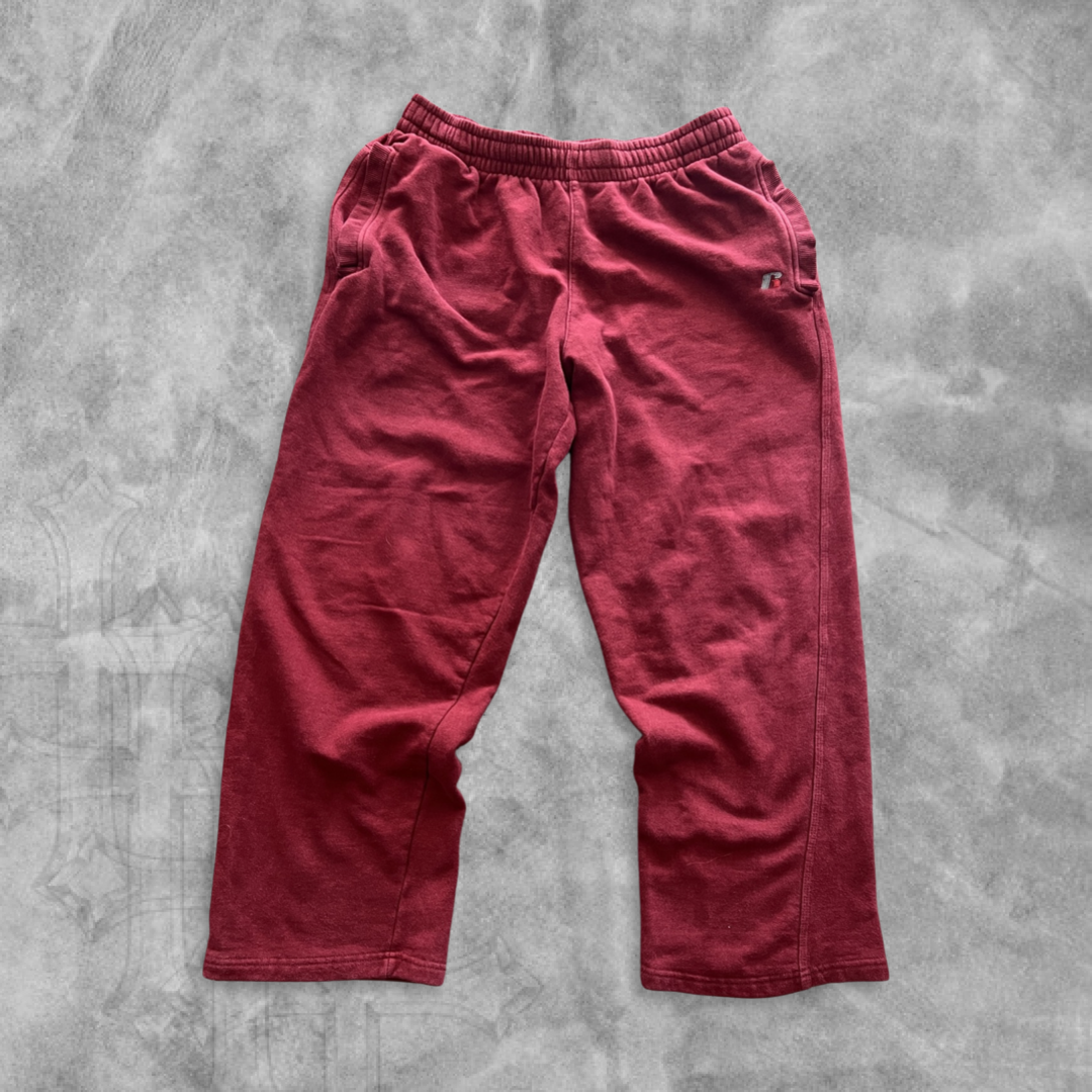 Maroon Russell Essential Sweatpants 2000s (M)