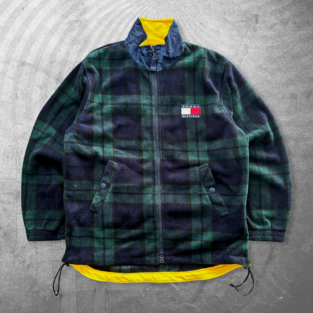 Tartan Tommy Hilfiger Fleece Jacket 1990s (M)