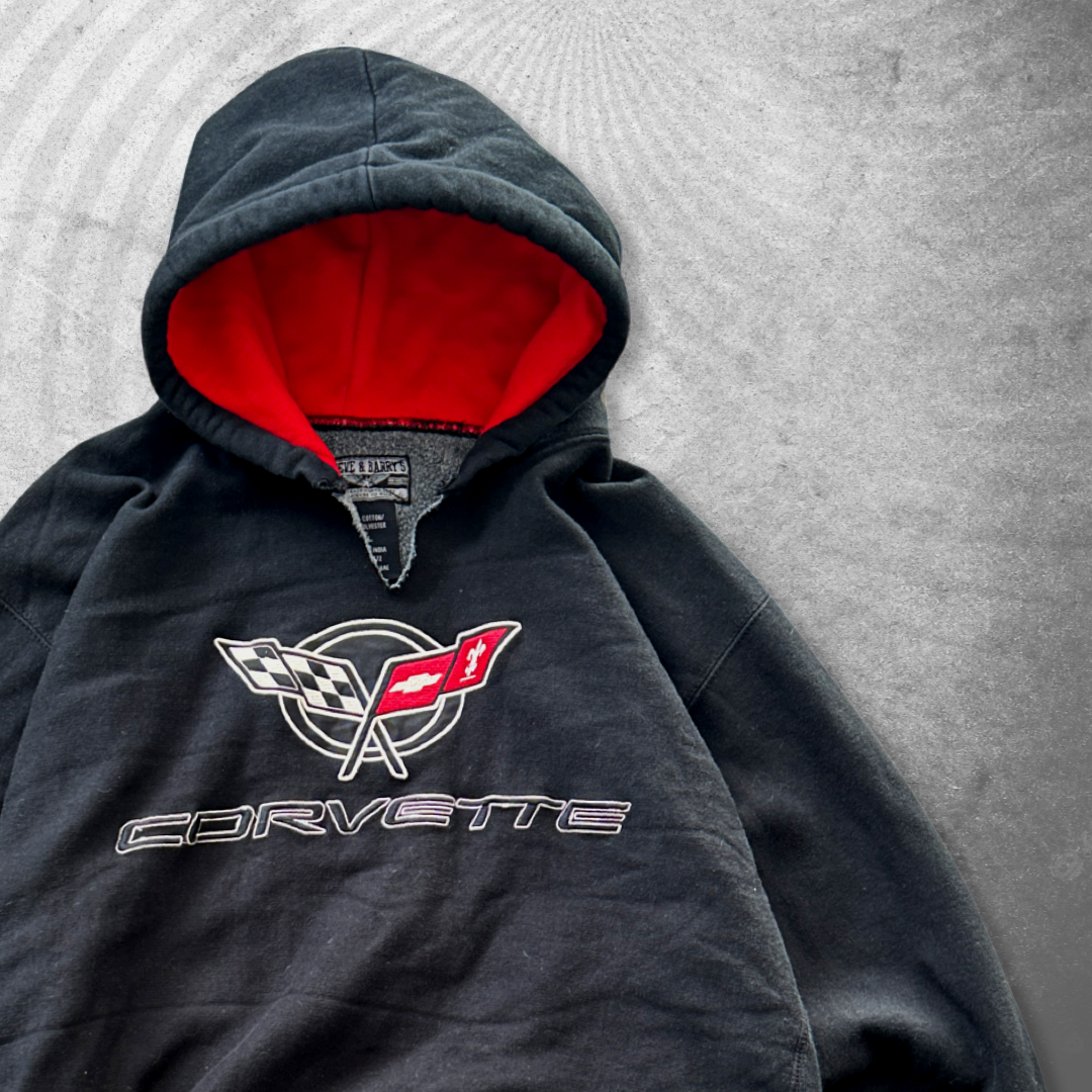 Black Corvette Hoodie 1990s (L/XL)