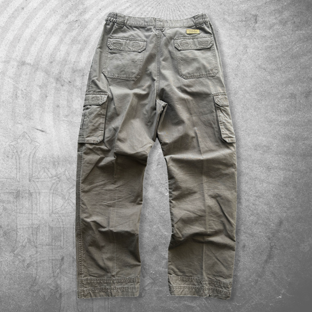 Light Brown Double Knee Cargo Pants 1990s (36x32)