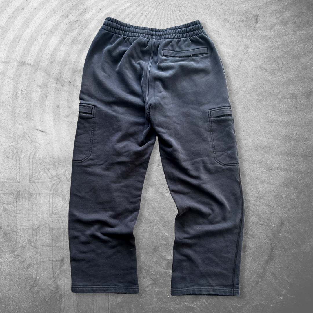 Black Nike Cargo Sweatpants 2000s (M)