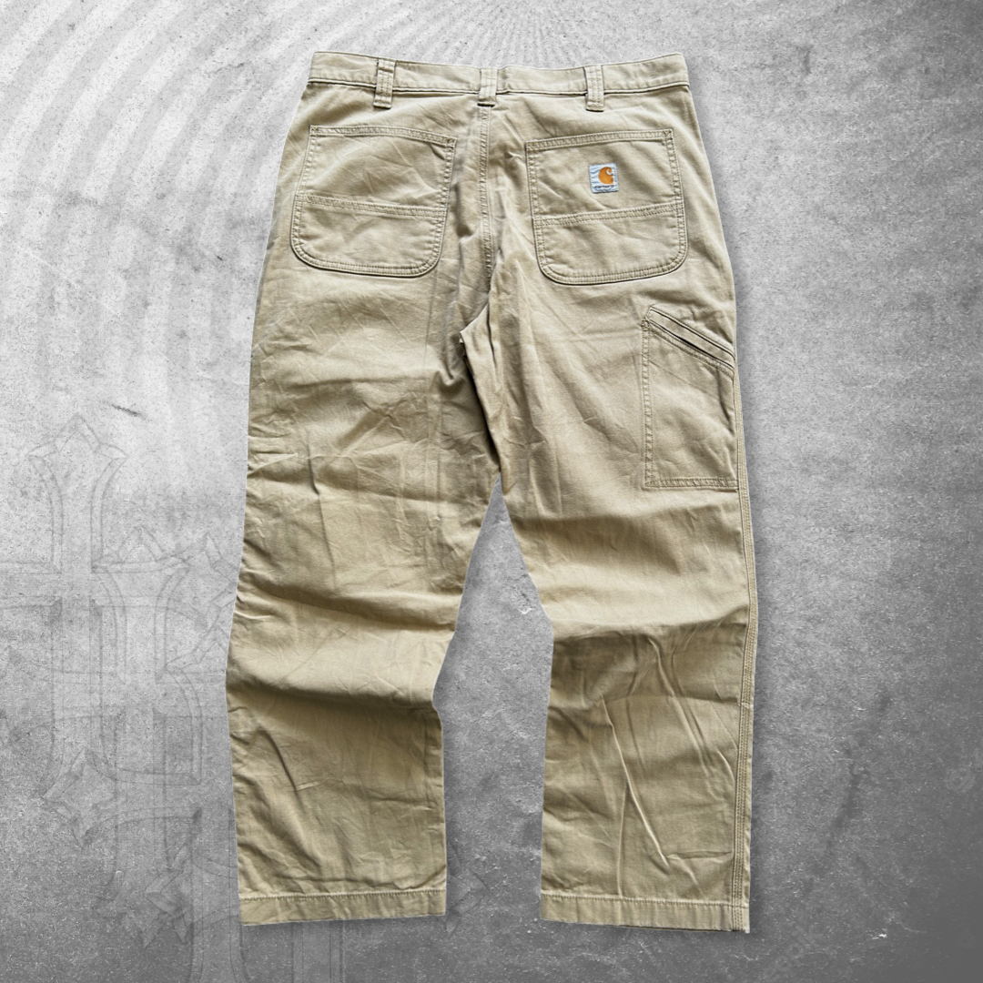 Khaki Brown Carhartt Pants 2000s (36x30)