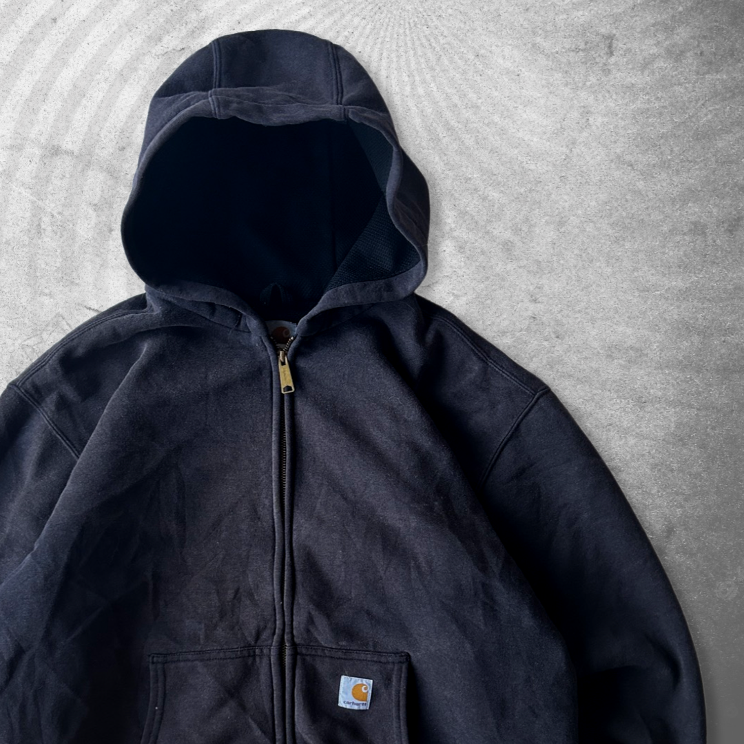 Black Carhartt Hooded Thermal Jacket 1990s (L/XL)