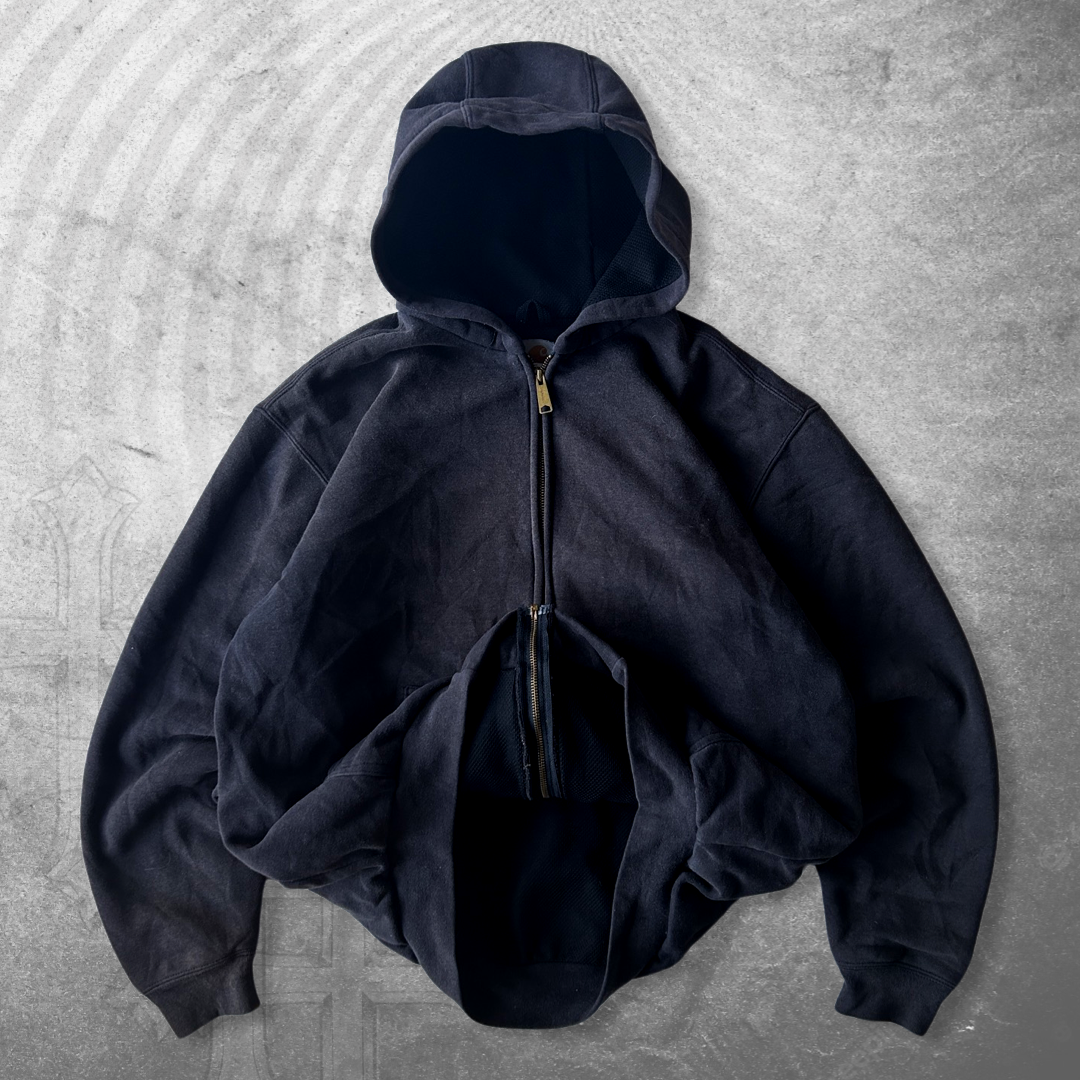 Black Carhartt Hooded Thermal Jacket 1990s (L/XL)