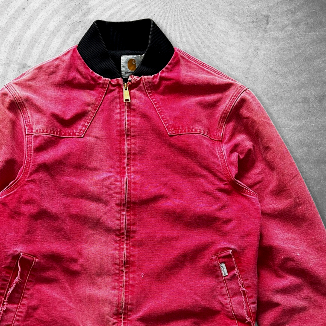 Faded Cherry Red Carhartt Jacket 1990s (M)