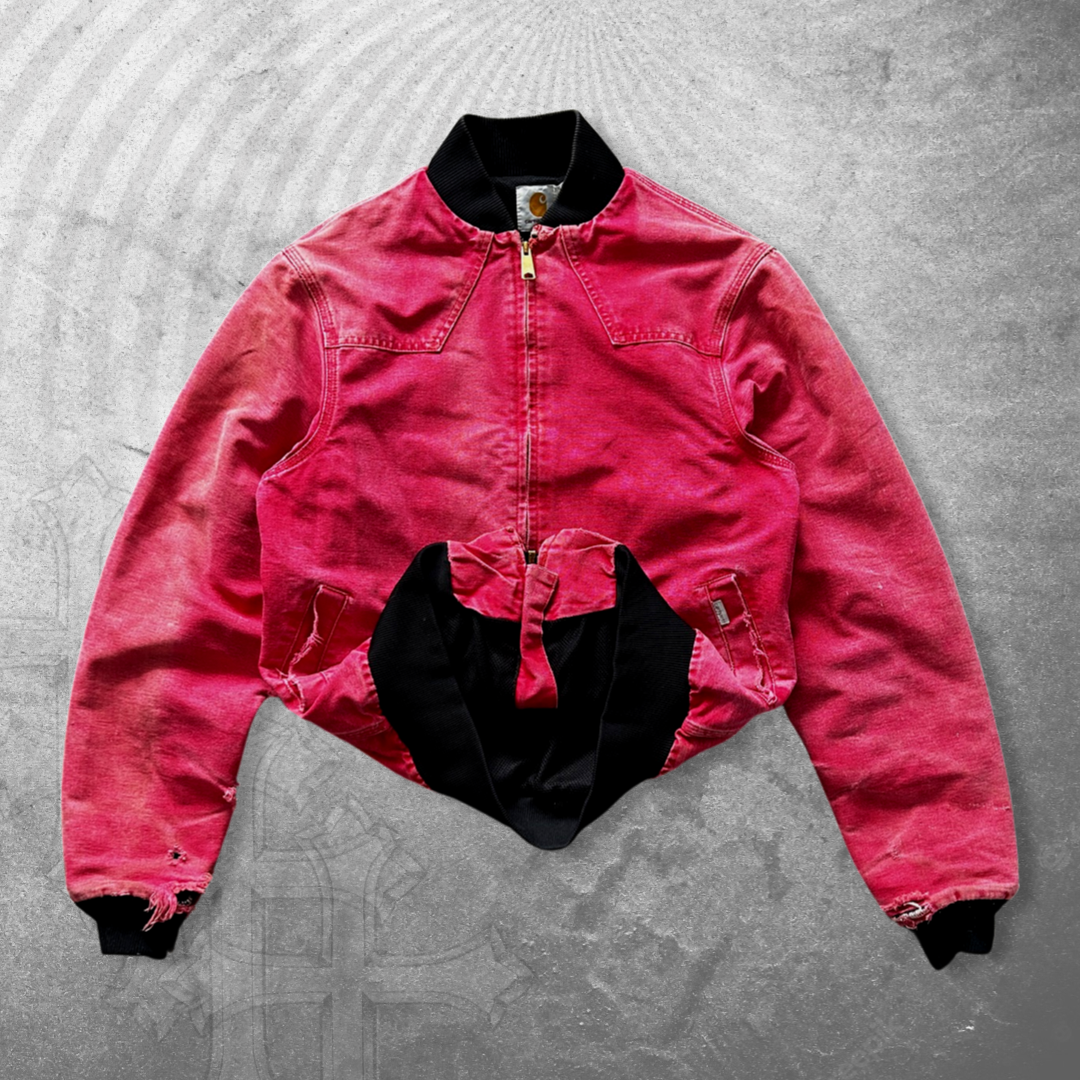 Faded Cherry Red Carhartt Jacket 1990s (M)