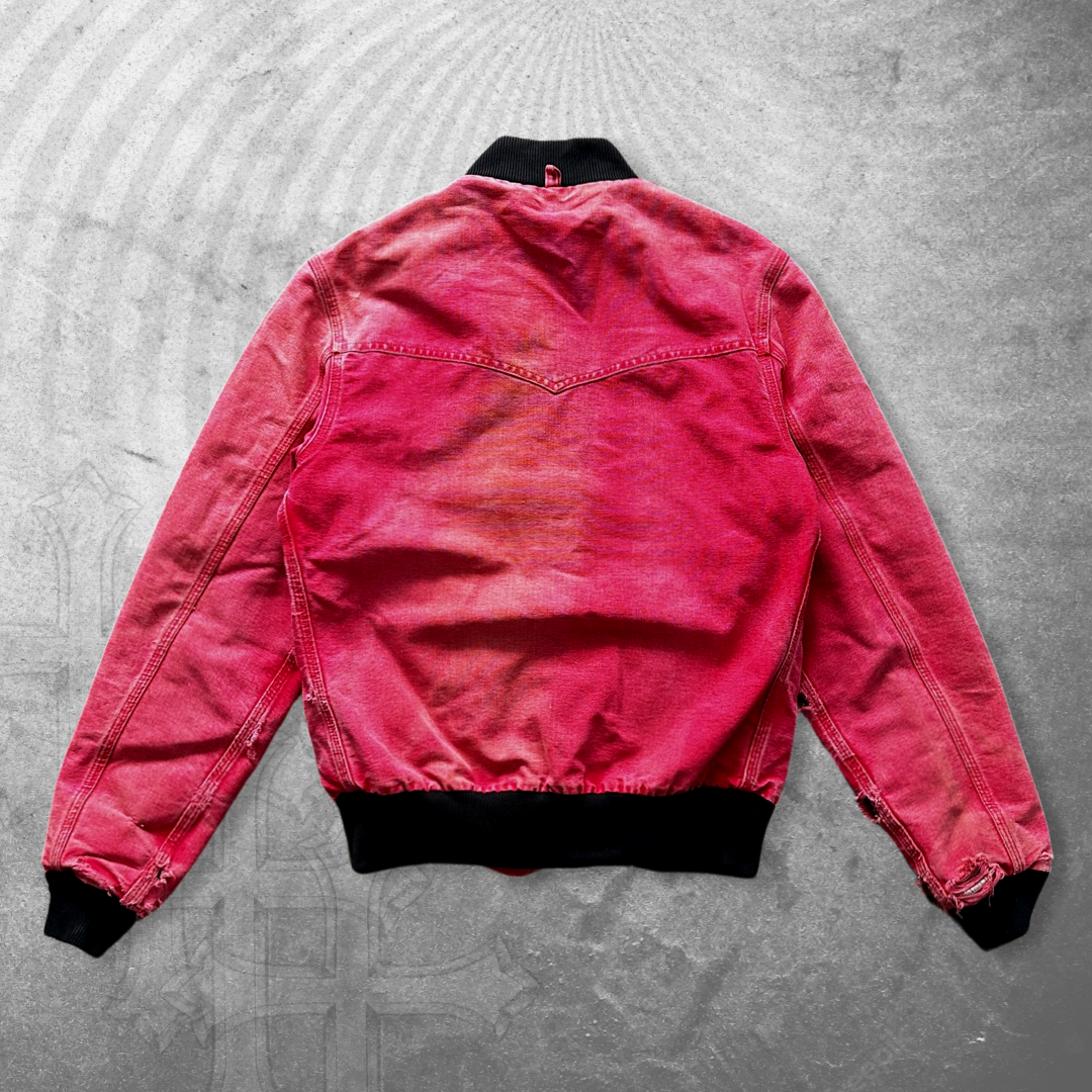 Faded Cherry Red Carhartt Jacket 1990s (M)