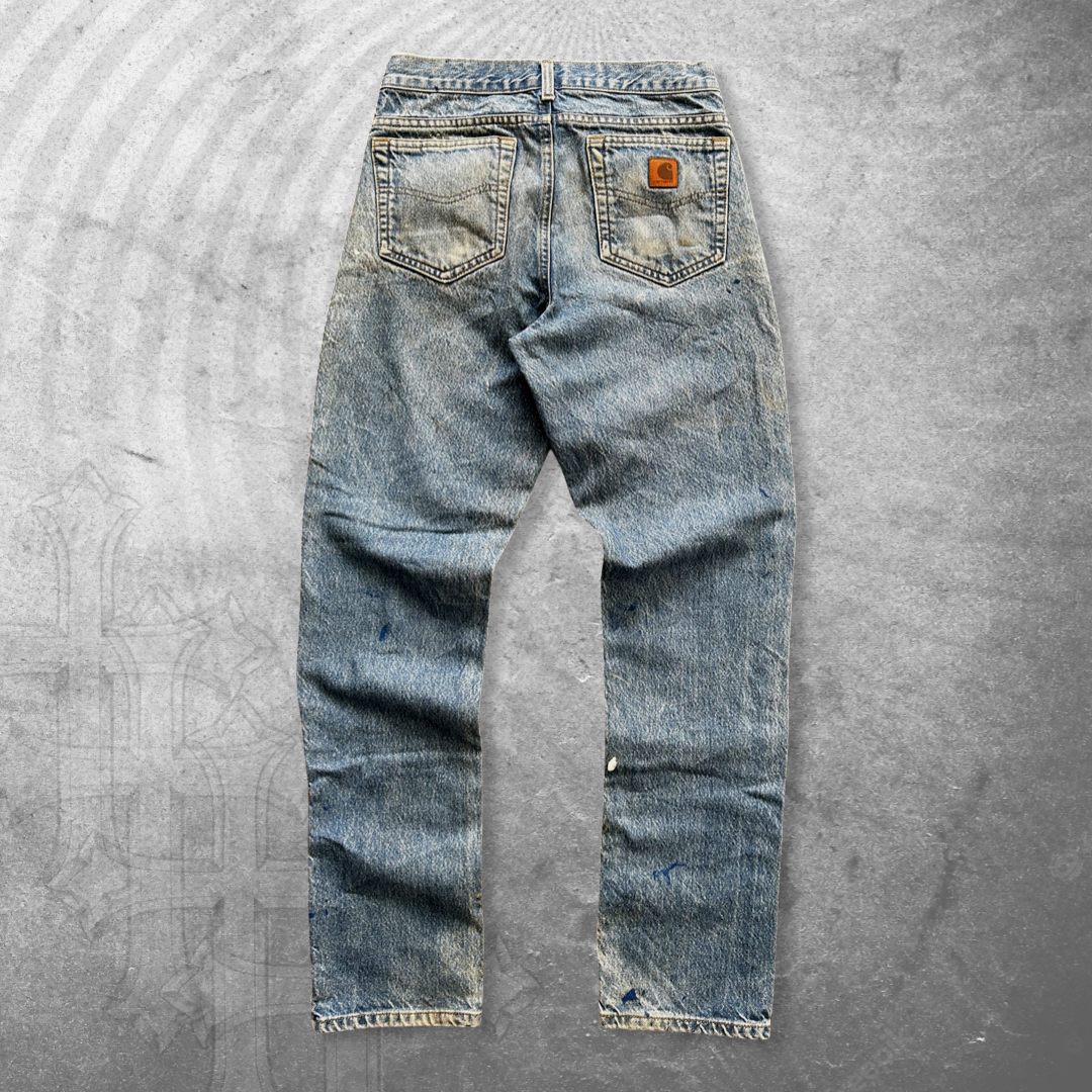 Faded Distressed Carhartt Jeans 1990s (30x32)