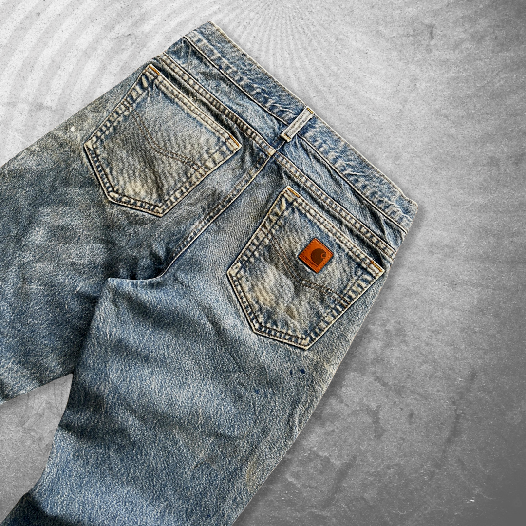 Faded Distressed Carhartt Jeans 1990s (30x32)