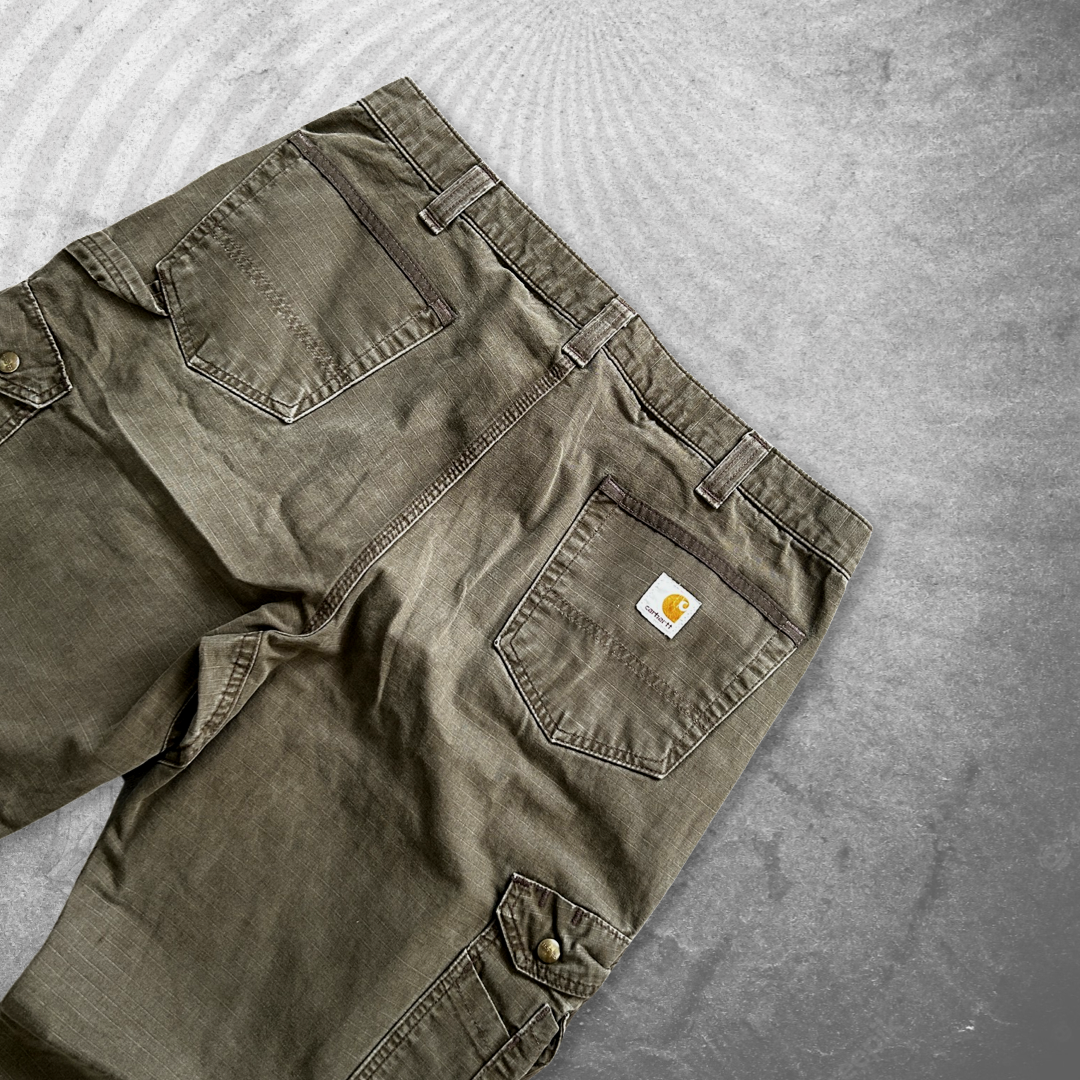 Light Brown Carhartt Double Knee Cargo Pants 2000s (36x30)