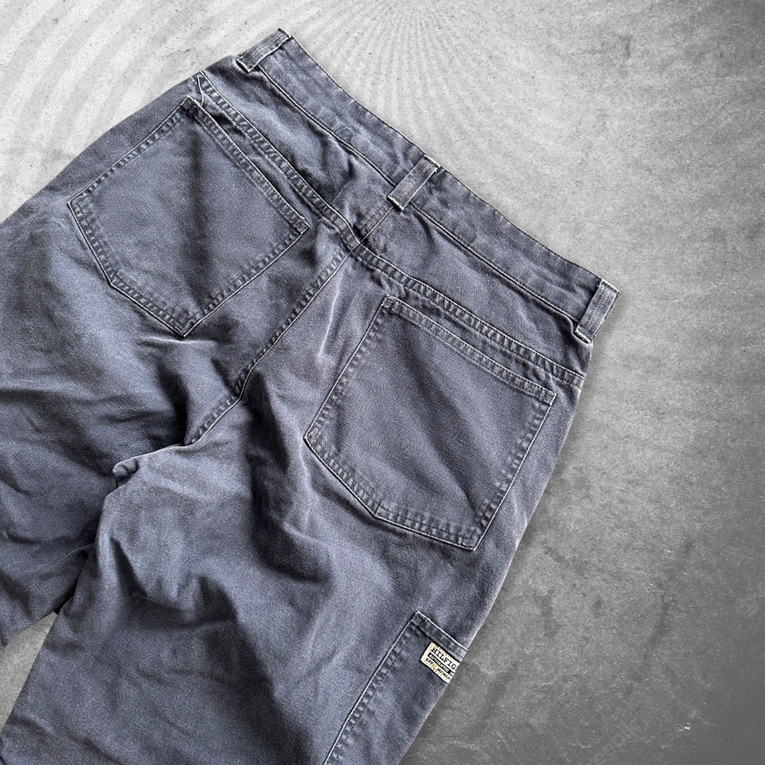 Grey Tommy Hilfiger Double Knee Pants 2000s (33x31)