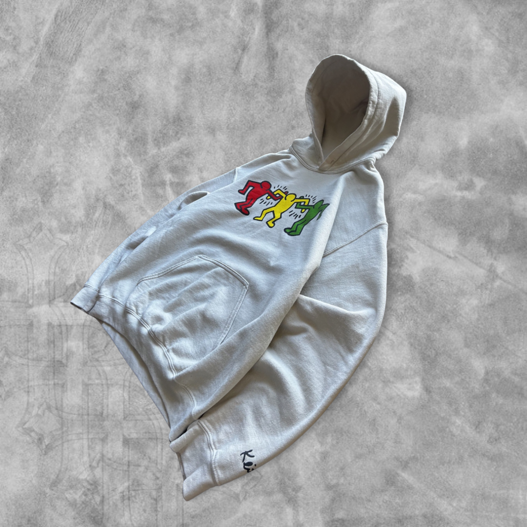 Tan Keith Haring Hoodie 2000s (M)