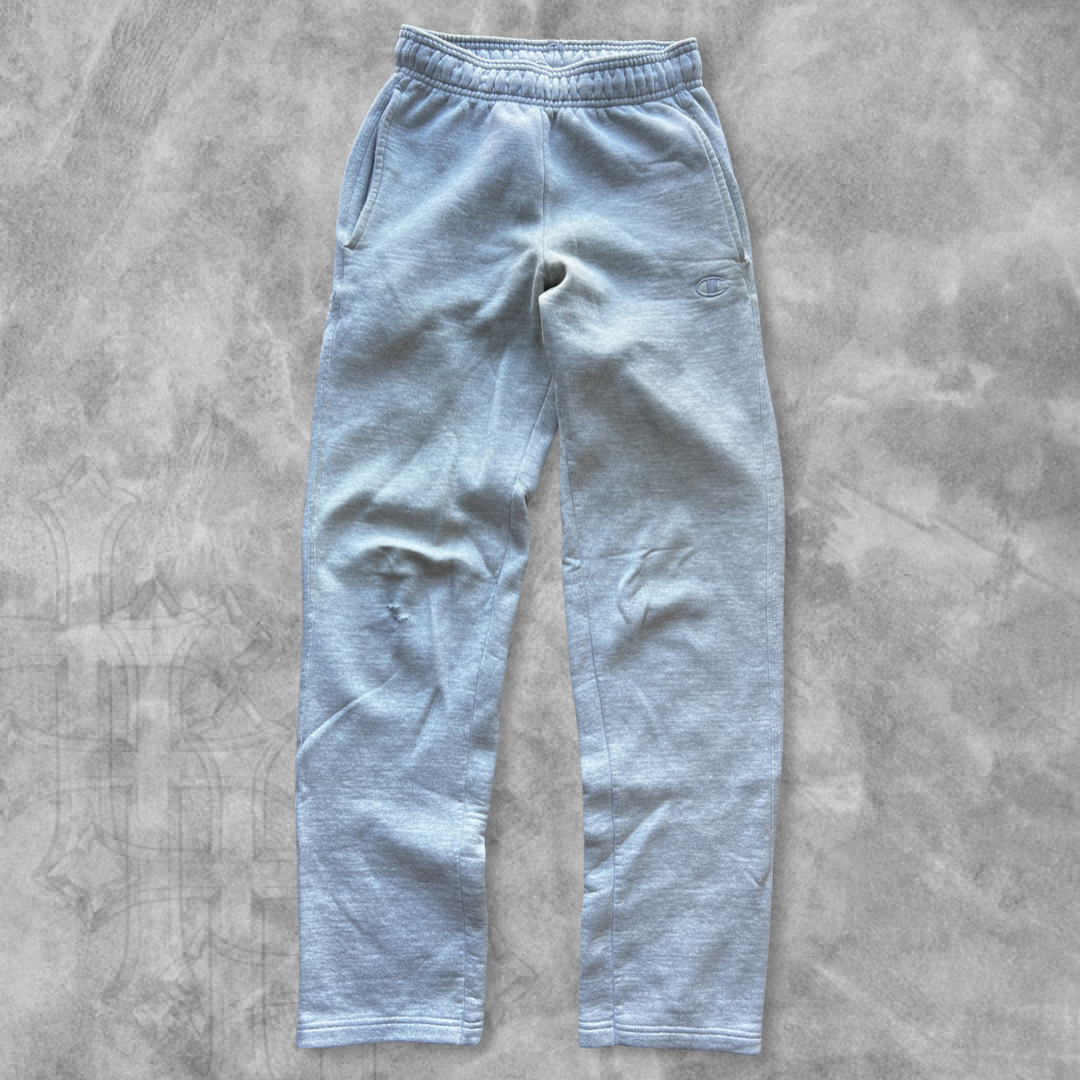 Distressed Grey Champion Sweatpants 2000s (S)
