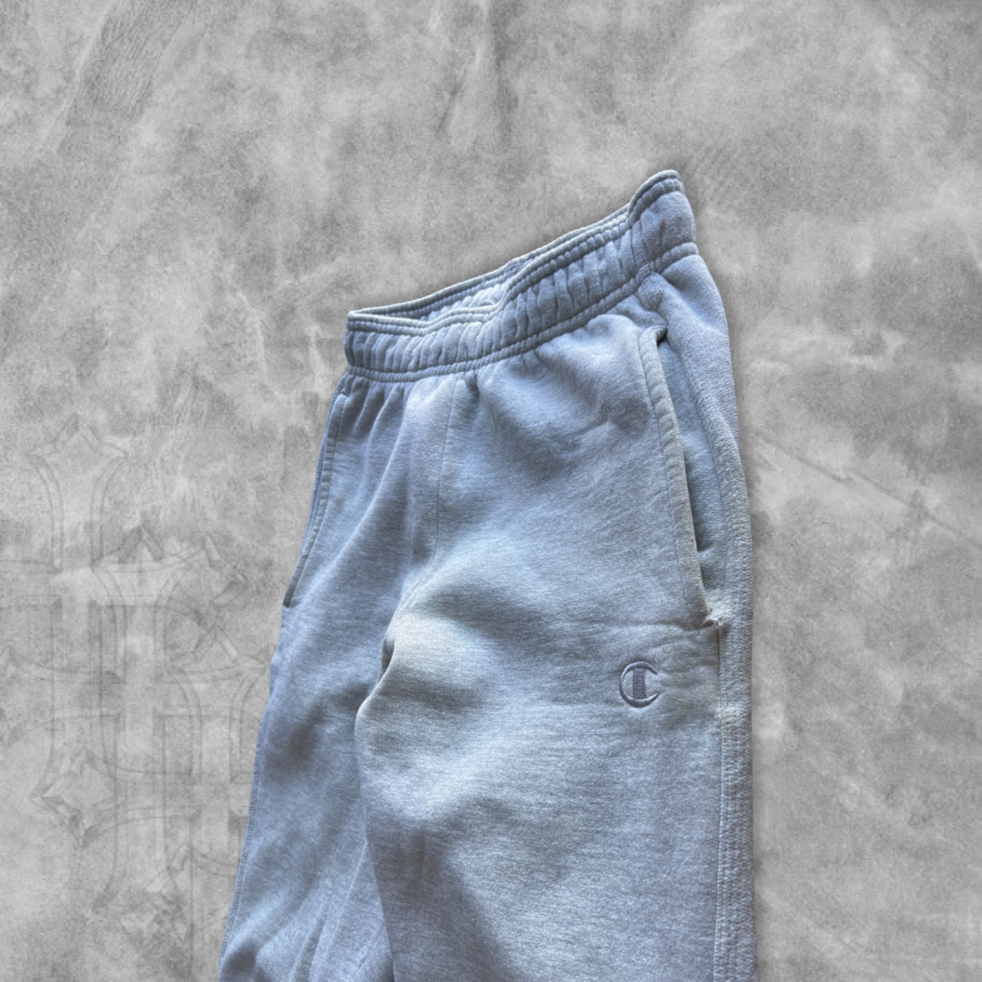 Distressed Grey Champion Sweatpants 2000s (S)