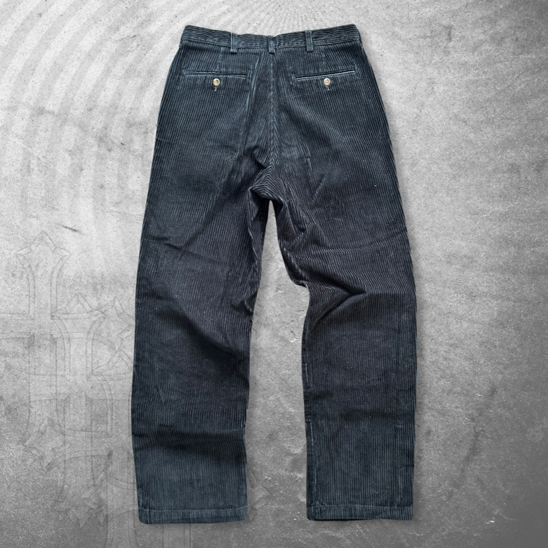 Black Corduroy Pants 1990s (32x32)