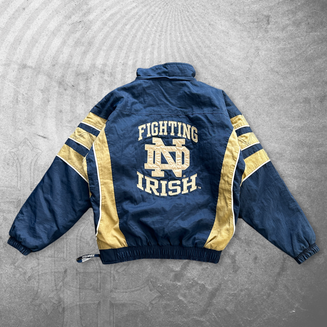 Norte Dame Starter Puffer Jacket 1990s (S)
