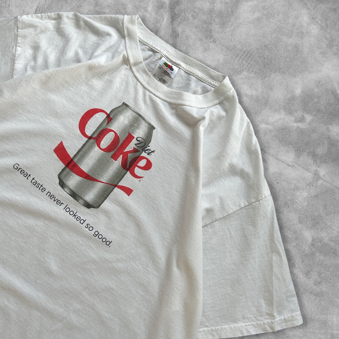 White Diet Coke Shirt 2000s (L)
