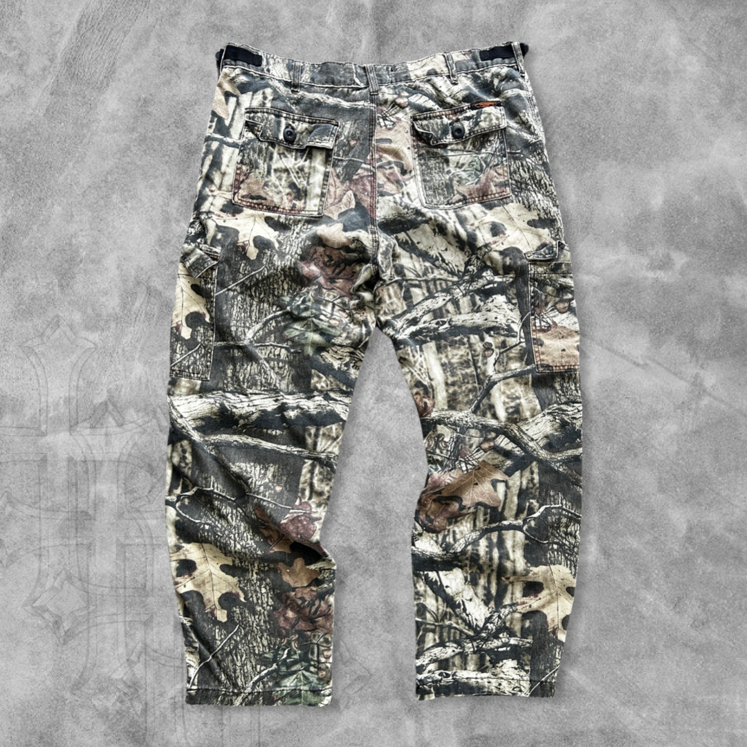 Tree Camo Tactical Cargo Pants 1990s (34x29)