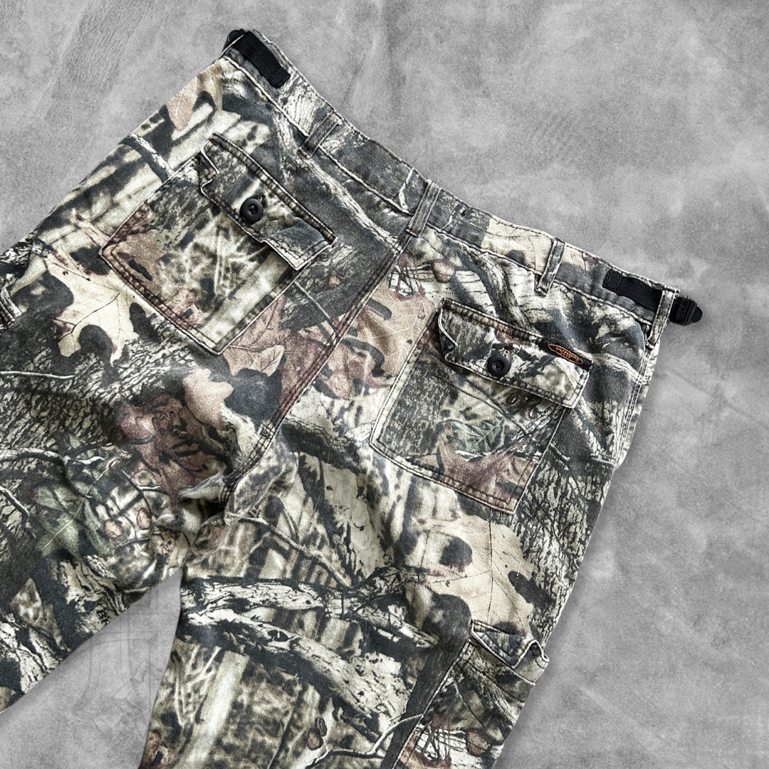 Tree Camo Tactical Cargo Pants 1990s (34x29)