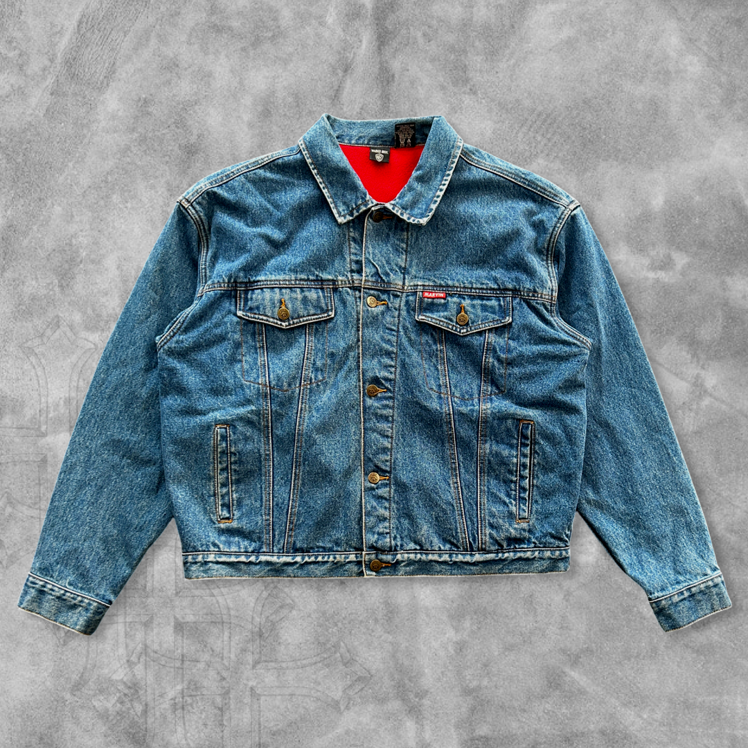 Denim Marvin Martian Trucker Jacket 1990s (L)