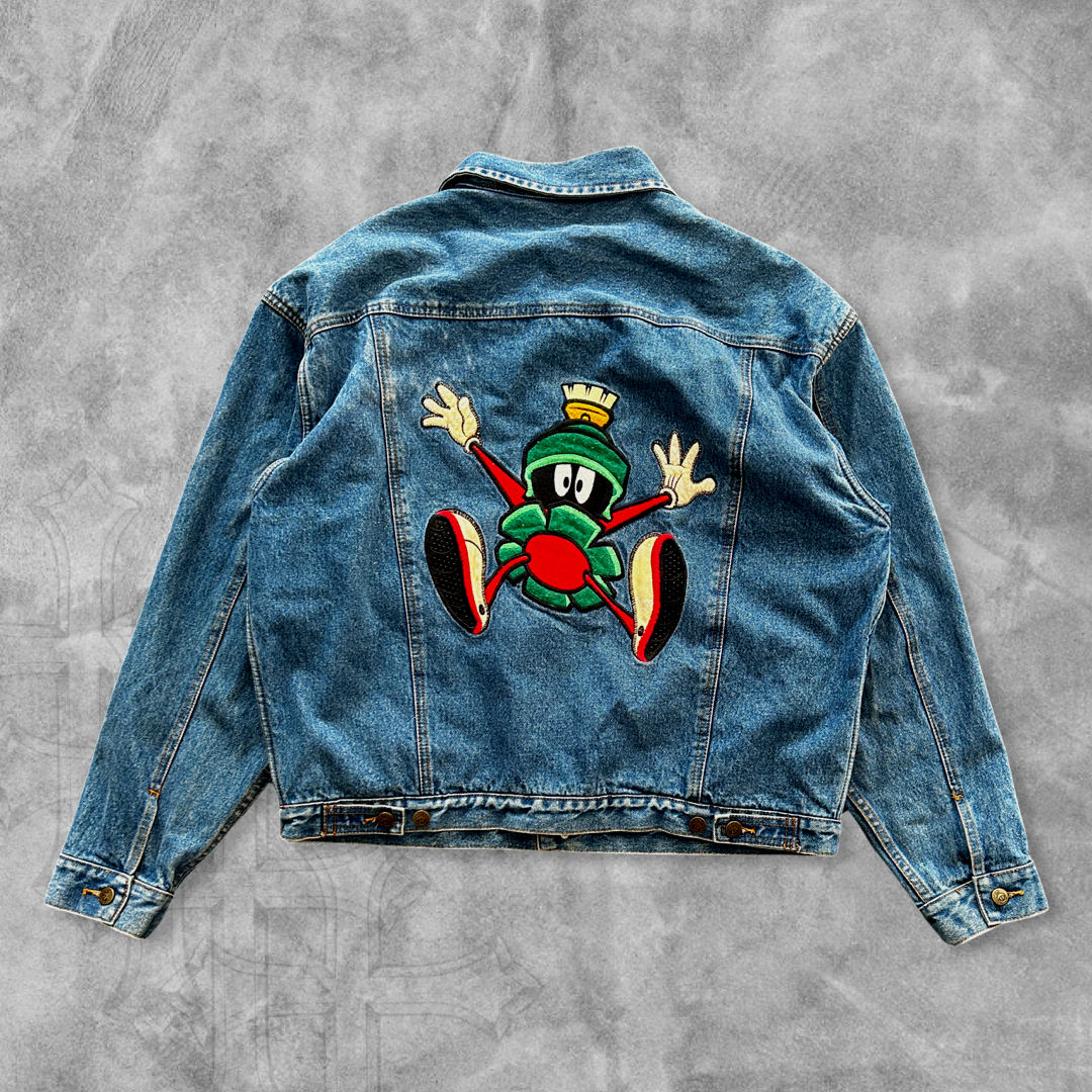 Denim Marvin Martian Trucker Jacket 1990s (L)