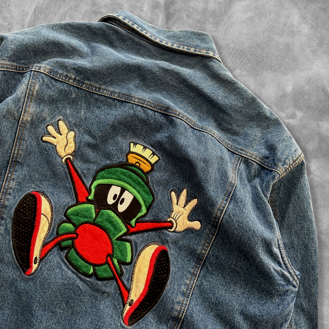 Denim Marvin Martian Trucker Jacket 1990s (L)