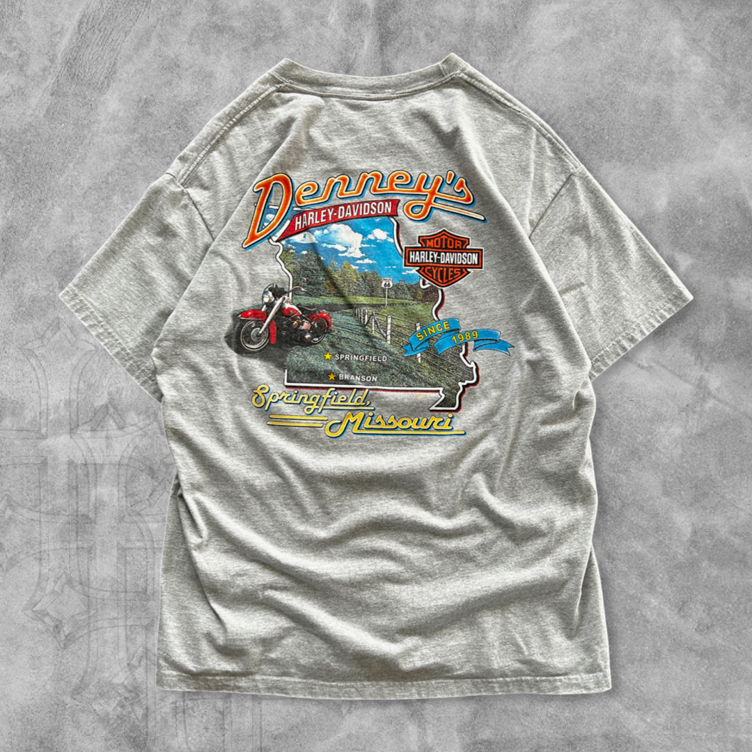 Grey Harley Davidson Shirt 2002 (L)
