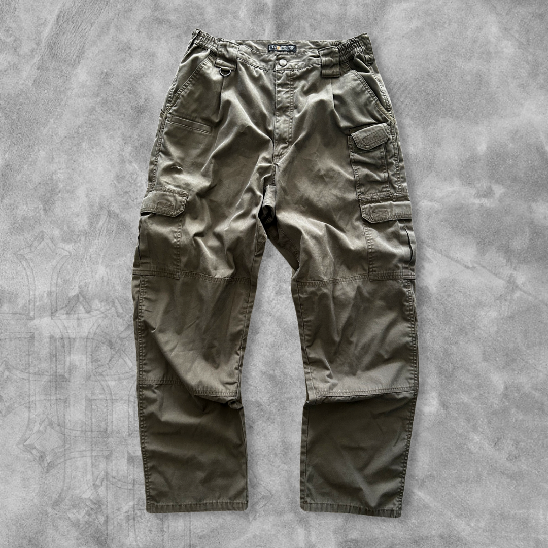 Sage Green Tactical Cargo Pants 2000s (34x32)