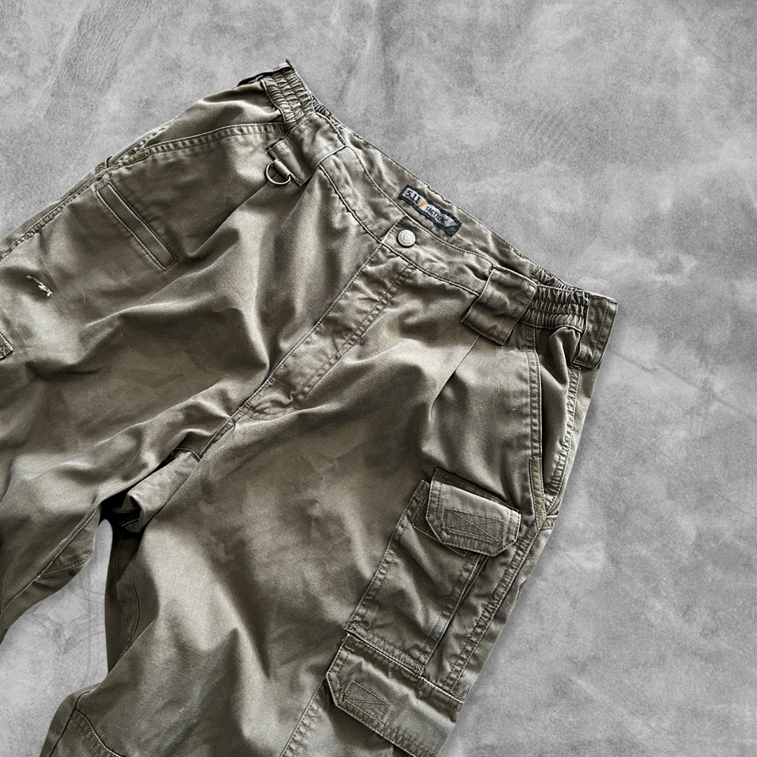 Sage Green Tactical Cargo Pants 2000s (34x32)