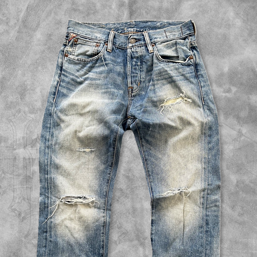 Faded Distressed Polo Denim Supply Jeans 2000s (30x32)