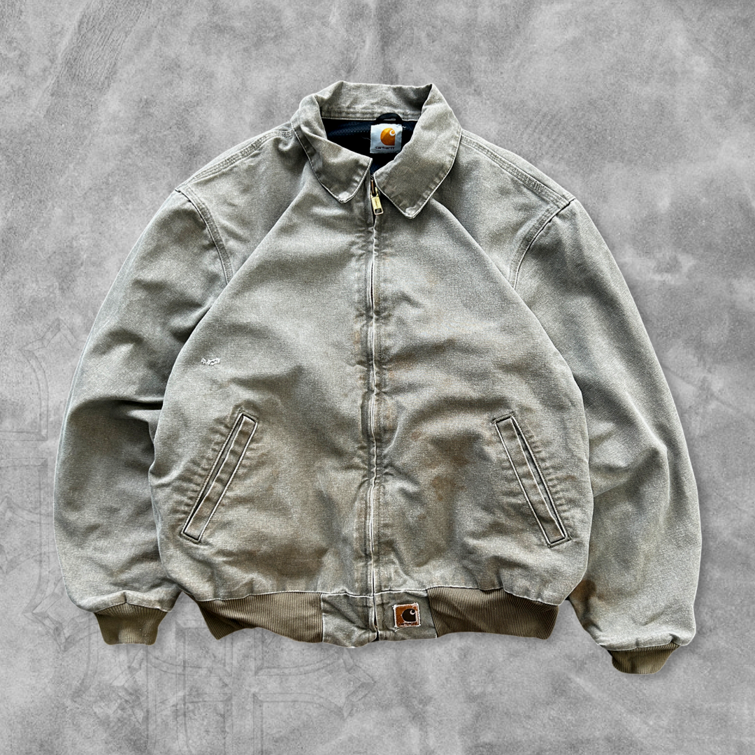 Light Brown Carhartt Bomber Jacket 1990s (L)