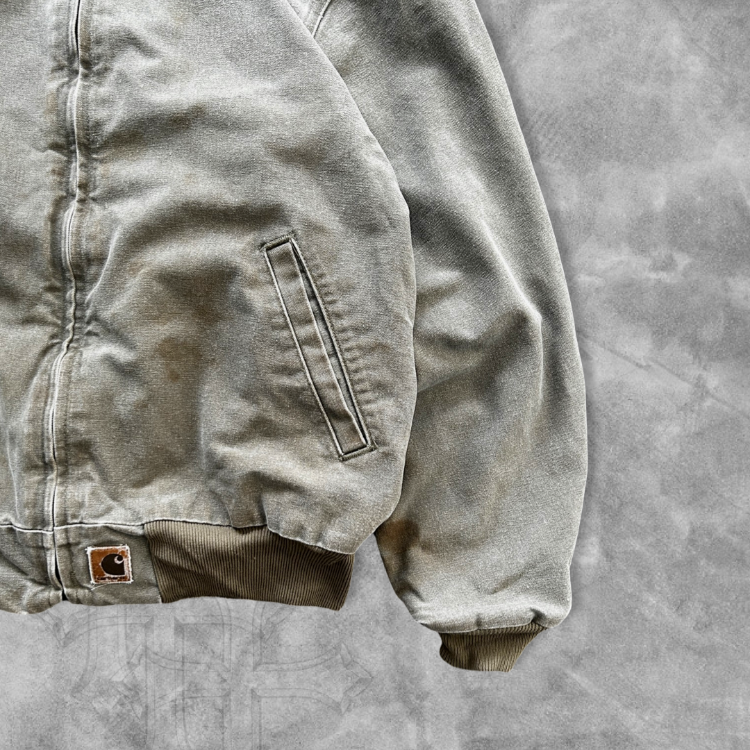 Light Brown Carhartt Bomber Jacket 1990s (L)