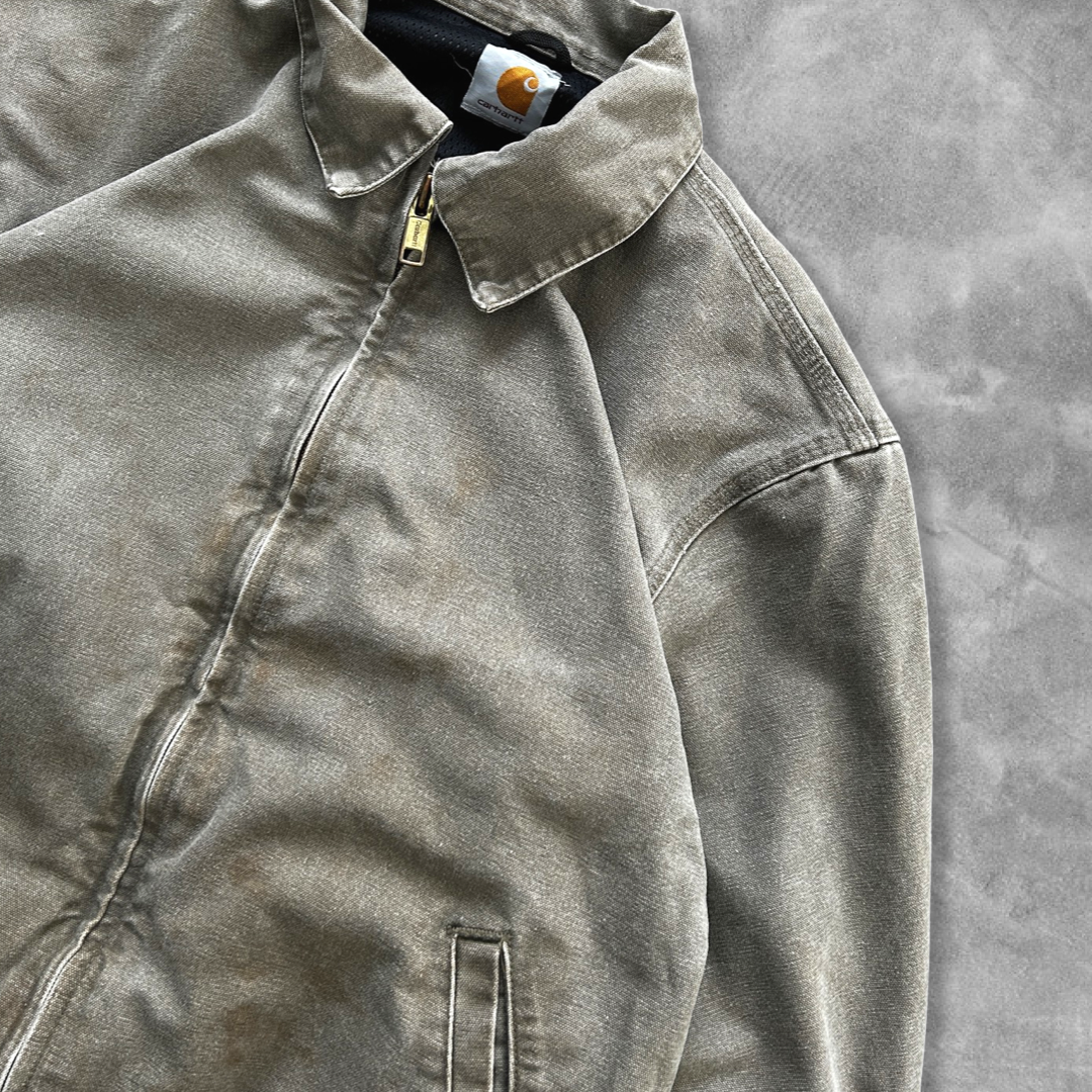 Light Brown Carhartt Bomber Jacket 1990s (L)