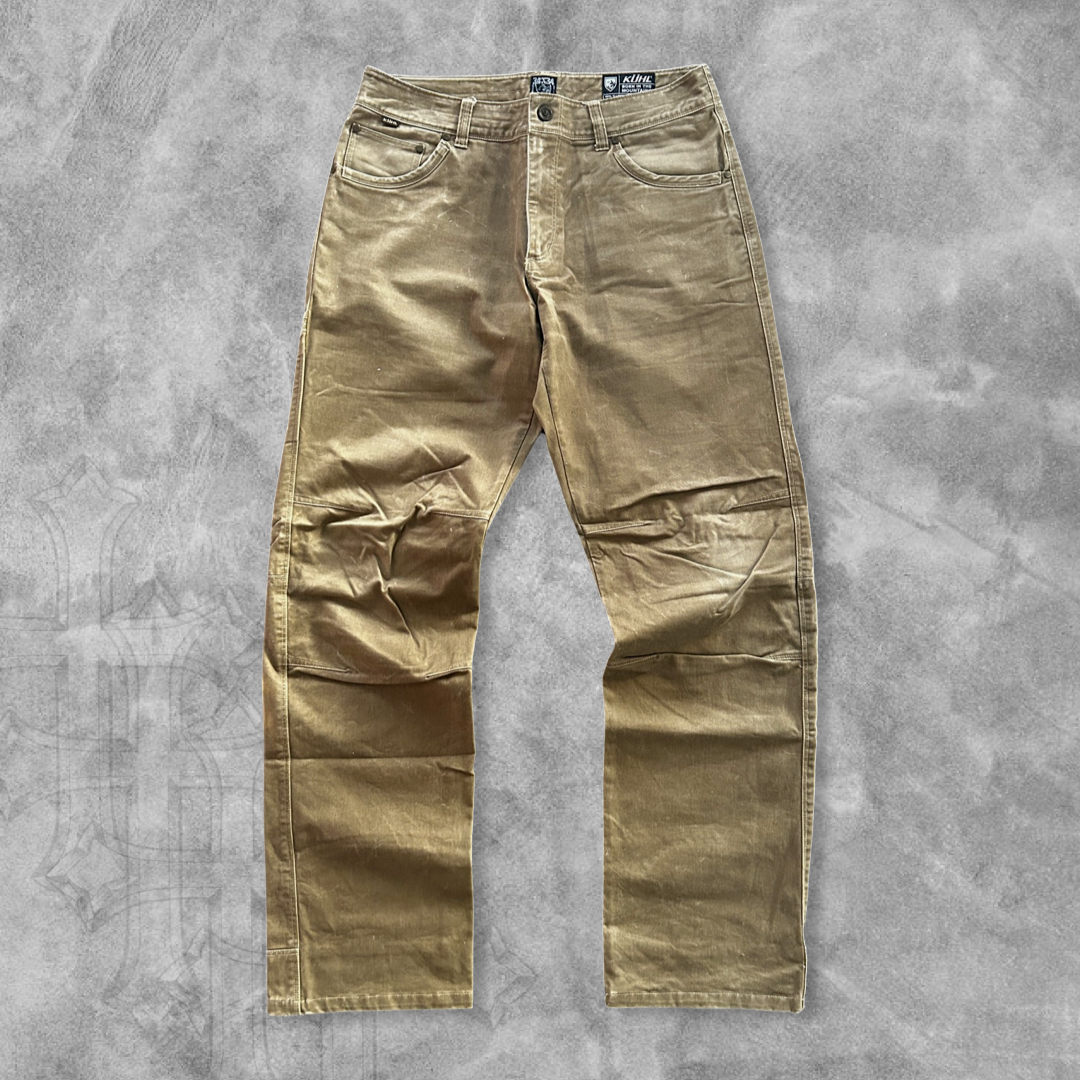 Tan Kuhl Patina Dye Pants 2000s (34x34)