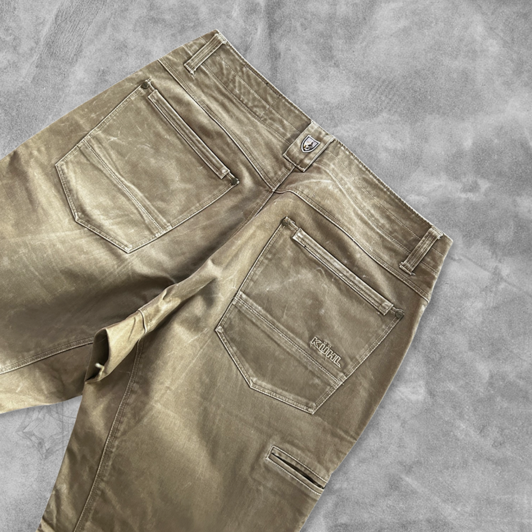 Tan Kuhl Patina Dye Pants 2000s (34x34)