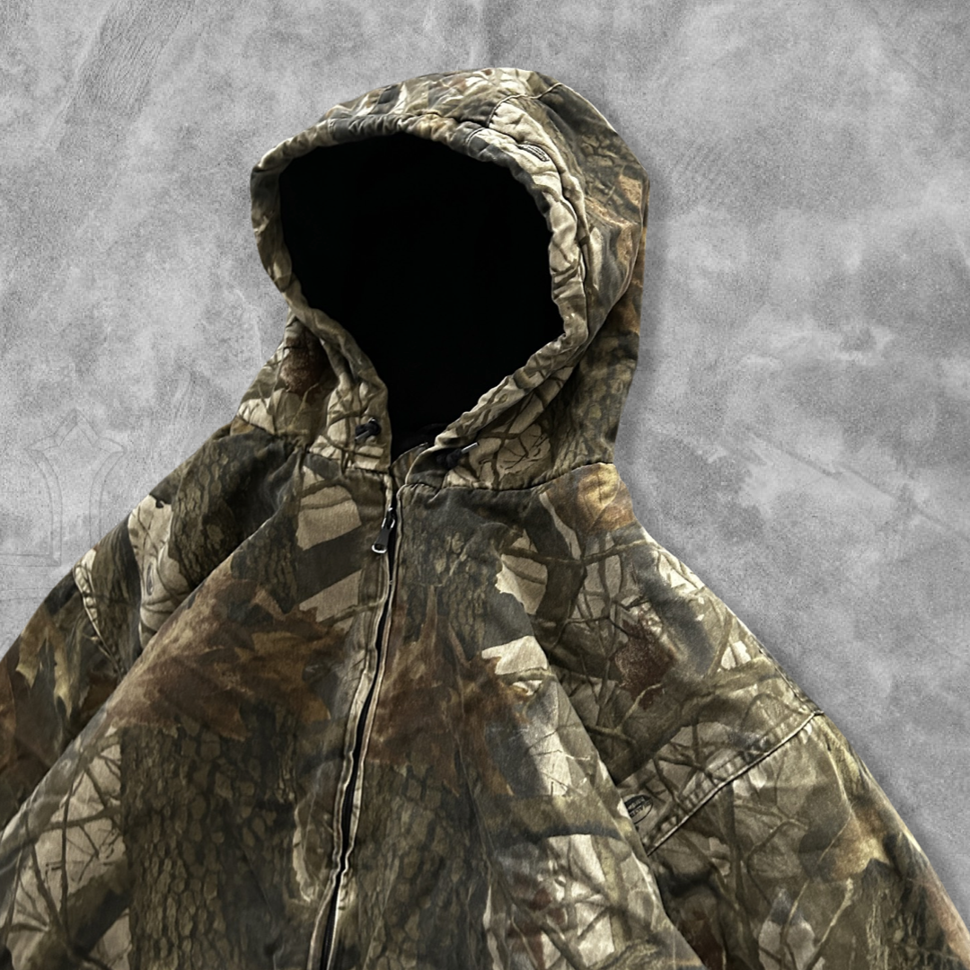 Tree Camo Hooded Jacket 1990s (XL/XXL)