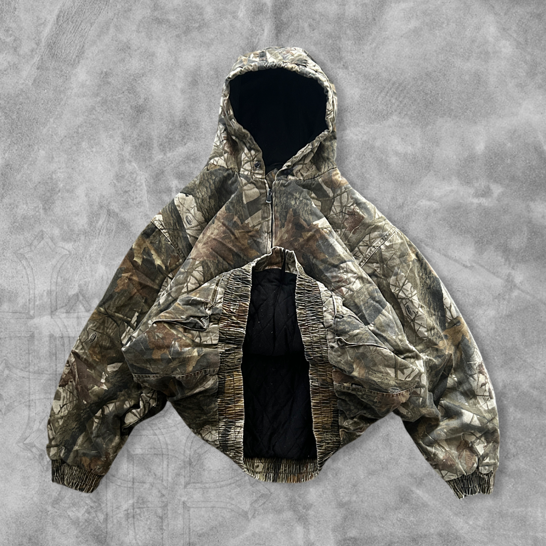 Tree Camo Hooded Jacket 1990s (XL/XXL)