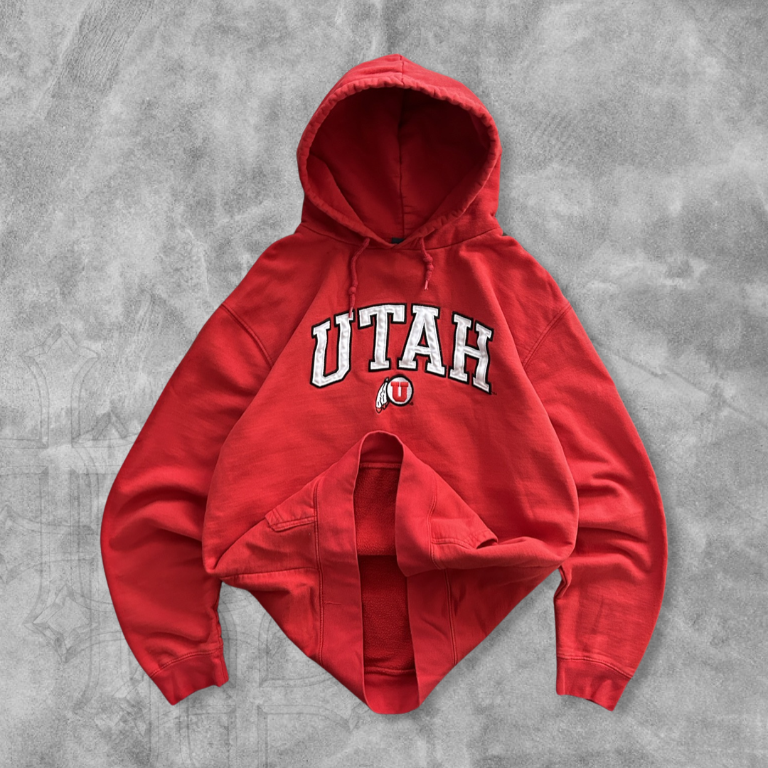Red Utah Utes Hoodie 2000s (M)