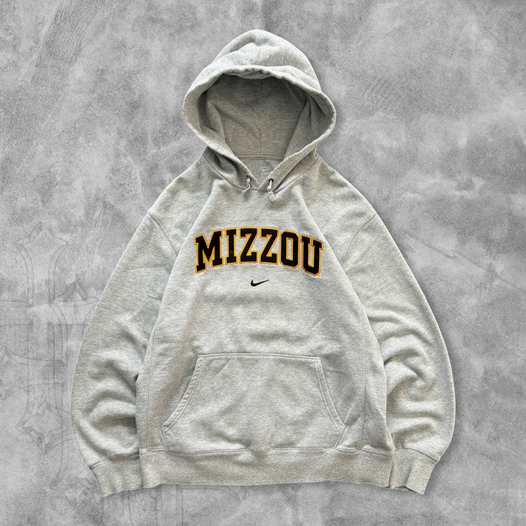 Grey Mizzou Nike Hoodie 2000s (L)