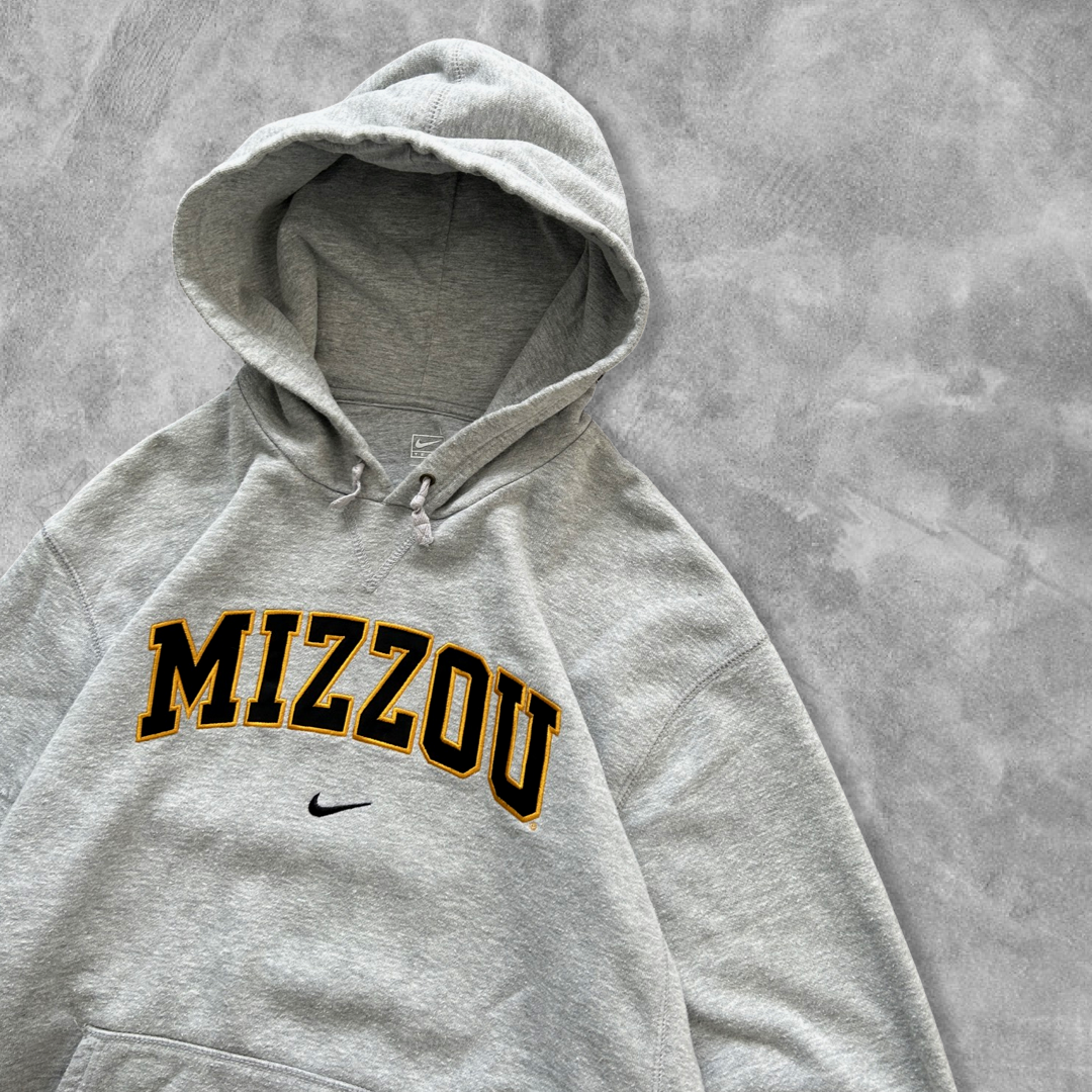 Grey Mizzou Nike Hoodie 2000s (L)