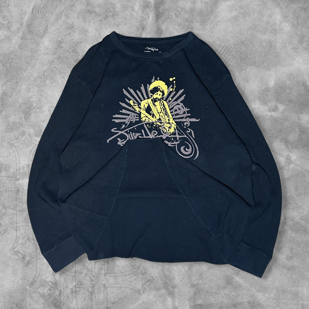 Black Jimi Hendrix Thermal Shirt 2005 (XL)