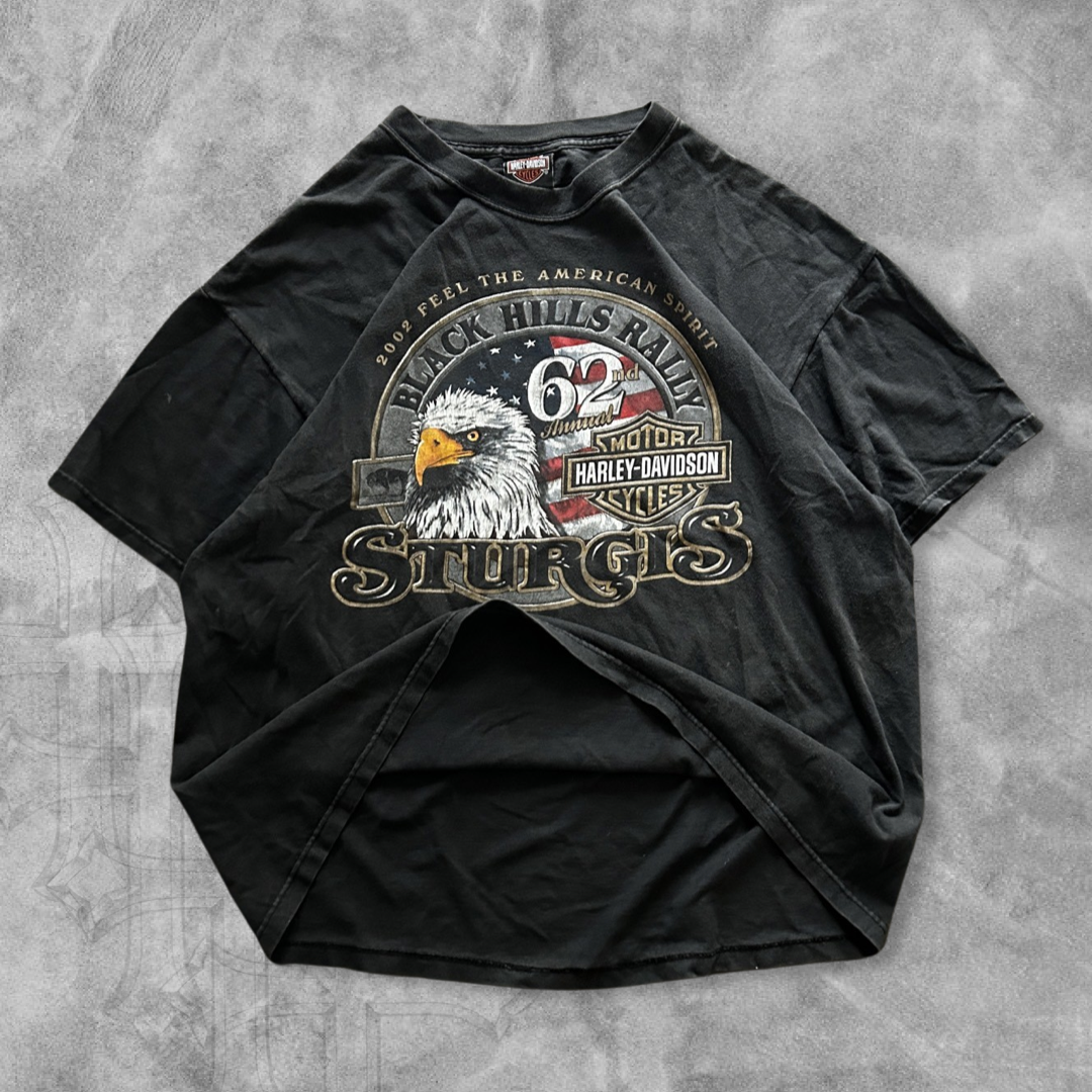 Black Harley Davidson Sturgis Shirt 2002 (L/XL)