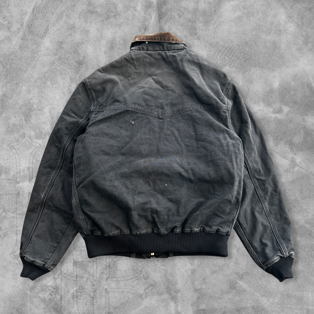 Faded Black Carhartt Santa Fe Jacket 1990s (XL)