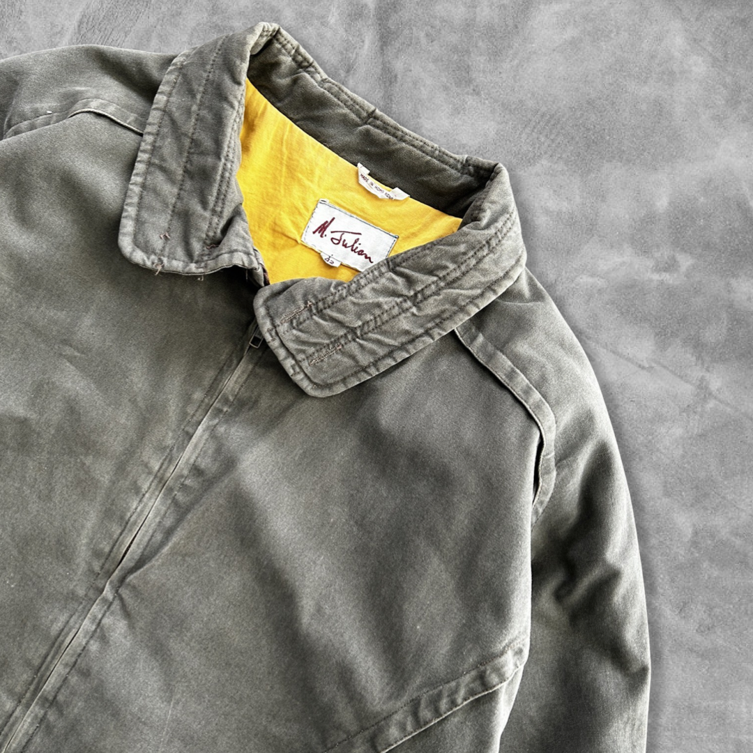 Olive Green Bomber Jacket 1990s (L)