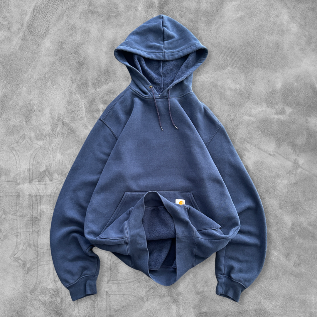 Navy Carhartt Hoodie 1990s (S)