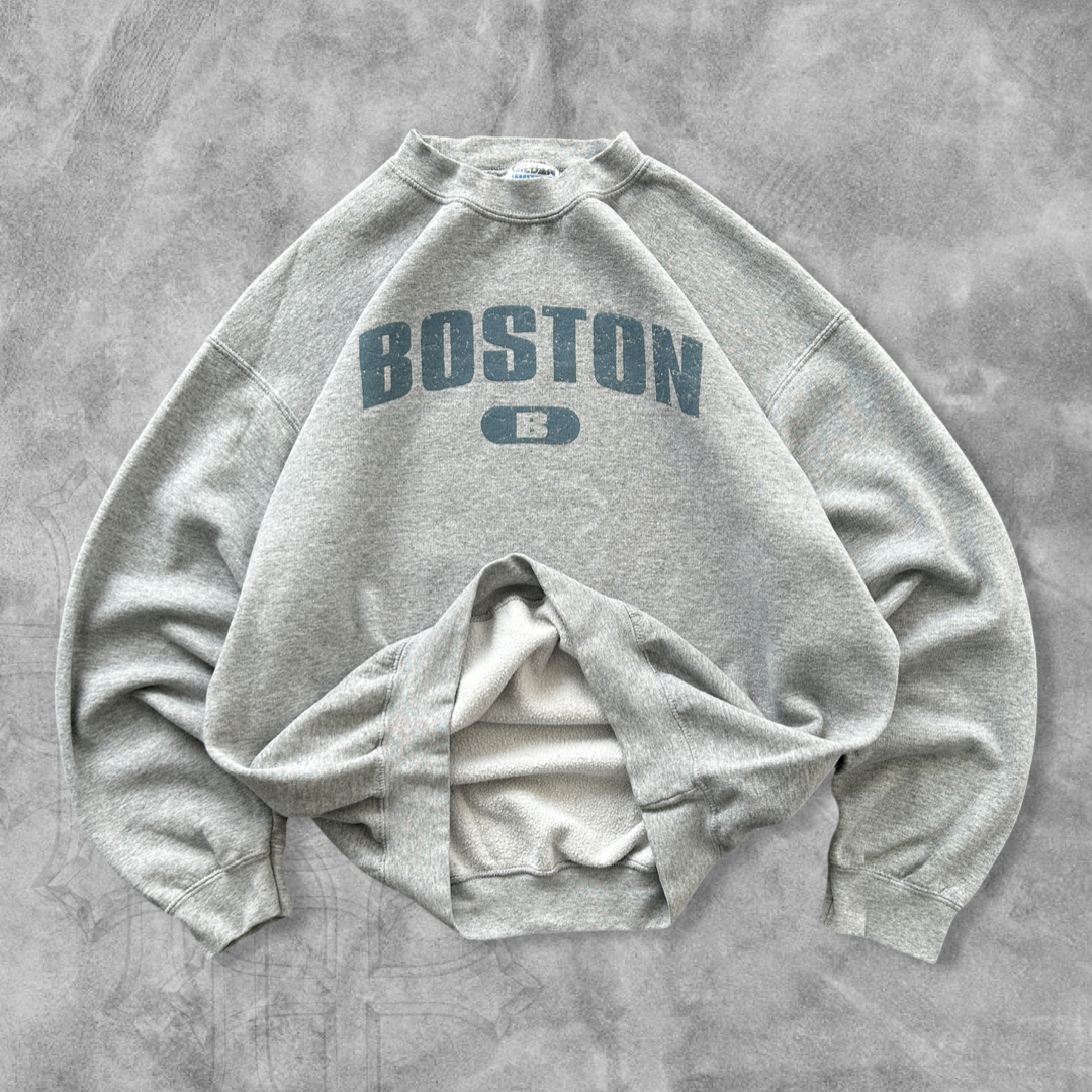 Grey Boston Sweatshirt 1990s (L)